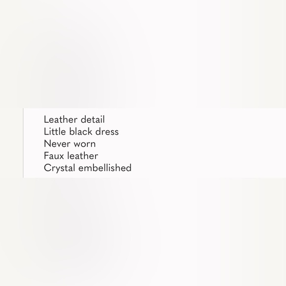 Topshop Leather Sequin mini Black Dress ' - Picture 7 of 7